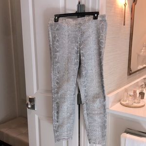 Fidelity snakeskin pants